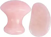 Ipetboom 2Pcs Jade Beauty Boards for Massage Portable and Lightweight Scraping Tools for Meridian Dredging Smooth Edges for Safe Use