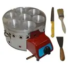 LPG Gas 7 Holes Hamburger Oven Egg Hamburger Furnace Breakfast Sandwich Maker