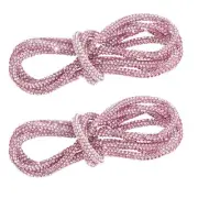 2Pack Rhinestone Shoelaces Shiny Bling Drawstring Cords Replacement for Sneakers