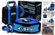 Heavy Duty Recovery Tow Strap Kit 3" 3 IN X 20 FT - KIT(36,000LBS) - BLUE blue