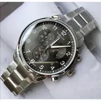 在飛比找蝦皮購物優惠-TISSOT Chrono XL 黑色面錶盤 銀色不鏽錶帶 