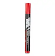 2PCS Y22O4 1 Piece Dual Head Marker Pen Black/Blue/Red Extra Fine Point Oil Ink Liner Twin Mark Pens Office School Supplies