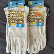 ✨Bellingham Gloves✨2-Pack Top Grain Cowhide Leather Men’s Gloves Medium!! New!