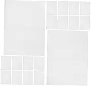 JEWEDECO Cushion Packing Pouches 100 Pack Moving Foam Packaging Foam Wrap Sheets for Shipping Epe Foam Wrap Bags 15x15cm Packing Material for Storage