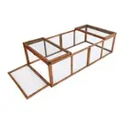Chicken coop LARGE Run Guinea Pig Cage Villa Extension Rabbit hutch house pen