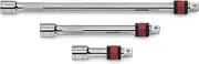 GearWrench 81003 3 Piece 1/4-Inch Drive Locking Extension Set