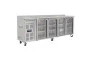 Polar U-Series 4 Door Premium Bar Fridge 720Ltr - Under Bench Fridges (CK492-A) - CK492-A