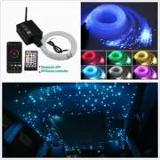 16W 300pcs Cable Car Roof Starry Sky Twinkle Fiber Optic Lights BT APP Control (for: Kia)