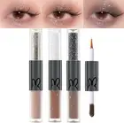 Erinde [3PCS] Liquid Glitter Matte Eyeshadow, Liquid Glitter Eyeliner and Mat...