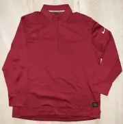 Nike Golf Mens Therma 1/2 zip Top Pullover Team Crimson Size XXL New