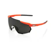 100% Racetrap Sunglasses Soft Tact Oxyfire with Black Mirror Lens