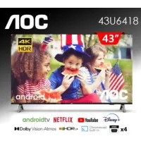 在飛比找蝦皮購物優惠-【美國AOC】43吋 4K HDR Android 10(G
