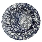 Royal Wessex Blue And White Pheasant Floral 10” Dinner Plates Set of 4 NEW