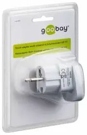 Goobay travel Adapter World-Universal to Schutzkontakt CEE 7/7