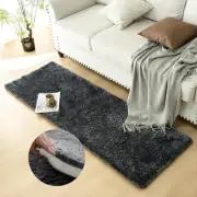 Runner Rug for Bedroom, 2x6 Non-Slip Bottom Memory Foam Fluffy Rugs for Livin...
