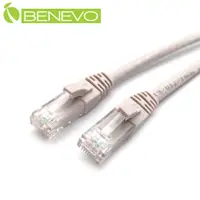 在飛比找PChome24h購物優惠-BENEVO 30cm Cat6 1000Mbps高速網線(