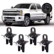 Tie Down Anchors 4 Pack Truck Bed Tie Downs for 2014-2023 Silverado Sierra Ca