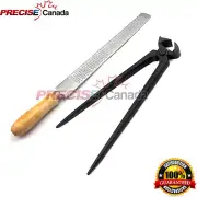14" Farriers Horse Hoof Double Side Rasp+12" Equine Farriers Hoof Nipper Cutter