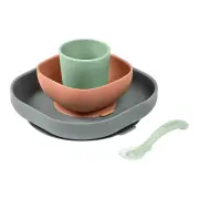 Silicone Suction Meal Set - Mineral