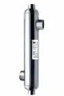 Pool Heat Exchanger 85K btu Stainless Steel Shell and Tube 316L 1 1/2" & 1" FPT