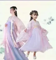 Chinese Clothes for Mother/Daughter Traditional Chinese Ancient Hanfu Tang Suit