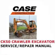 CASE CK50 MINI EXCAVATOR MANUAL ENGINE SERVICE REPAIR SHOP OWNERS PDF