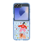 Galaxy Z Flip6 Impact Case Red Dog Walker