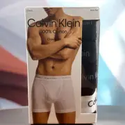 Calvin Klein Men's Cotton Classic 5 Pack Boxer Briefs Black White Size Small