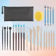 25 Piece Polymer Clay Tools, Modeling Clay Sculpting Tools Set with Air Dry Clay