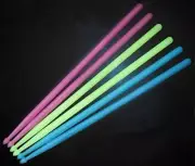 Jiayouy 3Pair of 5A Nylon Drumsticks Stick for Drum Set Luminous Light 3-color