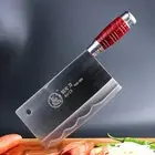 Handmade Cleaver Knife Forged Stainless Steel Wood Handle Butcher Slicing Beef L