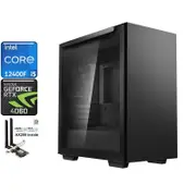 Intel Core i5 12th Gen 12400F RTX 4060 Gaming PC, 32GB RAM/2TB NVMe SSD/W11P [12400F-32G2S-RTX4060-MC110BK-W11P]