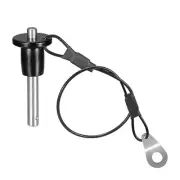 304 Stainless Steel Grip Push-Button Locking Pins with 24cm Wire (6mm-20mm)