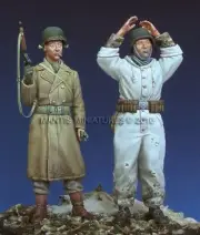 Mantis Miniatures MM-35015 1/35 US Infantryman and German POW "Ardennes 1944"