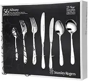 Stanley Rogers Albany 56-Piece Cutlery Set 6.0x29.0x26.0 centimeters Silver