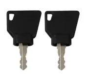 (2) Ignition Keys For JCB Volvo Mini Excavator, Loader - 3CX, 701, 45501, 14607