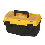 Torin ATRJH-3015T-1 15.5" Plastic Storage Tool Box with Removable Tray: Small...