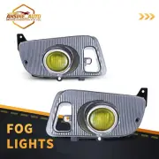 Silver Yellow Fog Lights for 1992-1995 Honda Civic 2/3 Door Projectors Lamps (for: Honda)