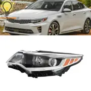 Halogen Headlight Assembly For 2016-2018 Kia Optima Lamp No LED DRL Driver Side (for: Kia)