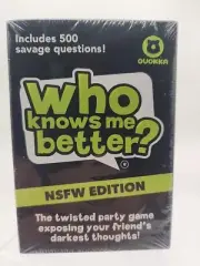 Who Knows Me Better? NSFW Card game from U.K. Rare Edition.