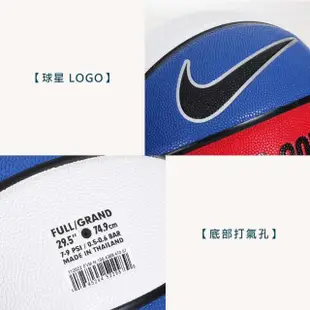 【NIKE 耐吉】EVERYDAY ALL COURT 8P 7號籃球-室內 室外 藍白紅黑(N100436947007)