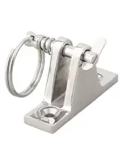 Boat Bimini Top Deck Hinge with Highly Polished Headside for a Sleek Look