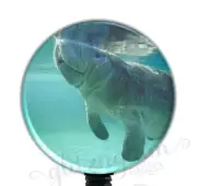 Manatee Retractable Badge Holder, Manatee Badge Clip, Save the Manatee GG1960