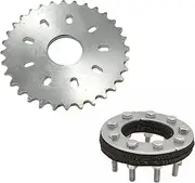 TDR 415 32 Tooth Rear Sprocket Cog for 80cc Motorized Bicycle, Fits 49cc/66cc/70cc Engines, Includes Mounting Kit, Faster Performance than 44/36 Teeth Sprockets