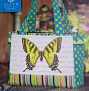 PICTURE THIS BAG Purse Pattern Ellen Medlock Handbag Tote Sewing