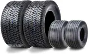 4 WANDA Zero-Turn Lawn Mower Turf Tires 13x6.50-6 & 23x9.50-12 /4PR -13081/13047