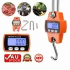 300kg LCD Digital Mini Crane Scale Hanging Scale Portable 0.1kg Electronic Hook