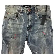 AKOO Mens Stoop Creole Jeans SKULK Skinny 32 32x29