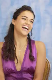 Michelle Rodriguez at SWAT P/C, Colin Farrell Samuel L Jackson Mic- Old Photo 14