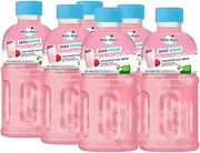 Mogu Mogu Stawberry & Cream Zero Sugar Drink with Nata De Coco 320ml 6 Pack